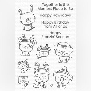 MFT stamps freezin’ season Stamp and Die Set